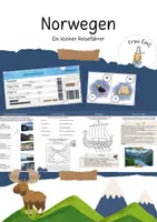 Vorschau - Unterrichtsreihen - Norwegen - Ein kleiner Reseführer - Deckblatt