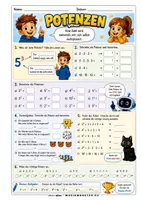 Vorschau - Unterrichtsreihen - POTENZEN POTENZRECHNUNG - MATHE - GRUNDSCHULE - qlixu - Seite 3