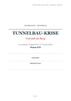 Vorschau - Stundenentwürfe - Breakout Mathe Klasse 9/10: Tunnelbau-Krise – Trigonometrie, Sinussatz & Kosinussatz - Seite 1