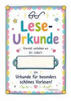 Vorschau - Anderer Materialtyp - Lese- Urkunden zur Leseanimation - Seite 2
