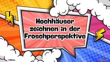Vorschau - Stundenentwürfe - Kunst - Hochhäuser zeichnen (Froschperspektive) - Seite 1