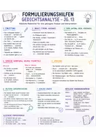 Vorschau - Poster - Gedichtsanalyse Deutsch – Formulierungshilfen Jg. 10–13 - Seite 2
