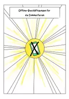 Vorschau - Arbeitsblätter - Beschäftigungen für die Sommerferien ohne Smartphone - Deckblatt