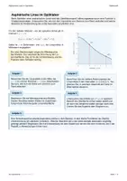 Vorschau - Arbeitsblätter - Analysis Anwendung (4. Grad): Asphaerische Linse Optiklabor - Seite 1