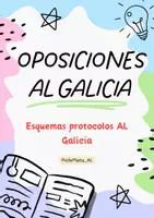 Vista previa - Refuerzo / NEE / Materiales de apoyo - Esquemas protocolos oposición AL Galicia - Portada