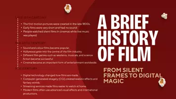 Vorschau - Präsentationen/Tafelbilder - The World of Cinema – Interactive English Lesson on Films & Film Reviews (Editable PPT) - Seite 3