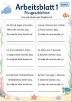 Vorschau - Arbeitsblätter - Sachaufgaben bis 20 Klasse 1 | Mathematik | 5 Arbeitsblätter als PDF - Seite 1