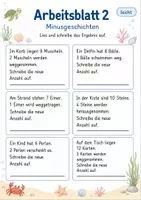 Vorschau - Arbeitsblätter - Sachaufgaben bis 20 Klasse 1 | Mathematik | 5 Arbeitsblätter als PDF - Seite 2