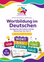 Vorschau - Arbeitsblätter - Wortbildung im Deutschen – Komposita und Derivation | Deutsch Klasse 9/10 - Deckblatt