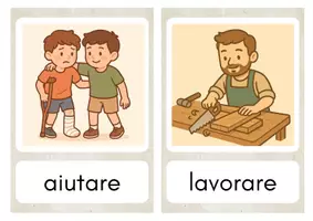 anteprima - Flashcard - I VERBI flashcads e verifica al tempo indicativo presente - Pagina 2