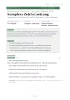 Vorschau - Arbeitsblätter - Komplexe Zeichensetzung – Apposition und Parenthese | Deutsch Klasse 9/10 - Seite 1