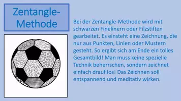 Vorschau - Stundenentwürfe - Zentangle-Fußball - Kunst für zwischendurch - Seite 2