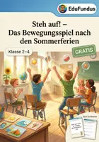 Vorschau - Spiele - Steh auf,... – Das große Bewegungsspiel nach den Sommerferien - Deckblatt