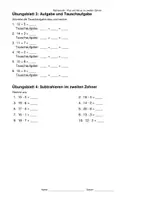 Vorschau - Arbeitsblätter - Übungsaufgaben Mathematik Zahlenraum 10-20 - Seite 1
