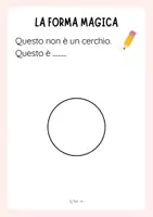 anteprima - Altro tipo di materiale - La Forma Magica - Schede creative per bambini - Pagina 1