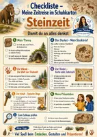 Vorschau - Stundenentwürfe - Steinzeit Komplettpaket | Arbeitsheft, Video-Beobachtung & Schuhkarton-Projekt | Klasse 4, 5, 6 - Seite 3