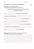 Vorschau - Arbeitsblätter - Arbeitsblatt: Glück wünschen & Danke sagen - Seite 3