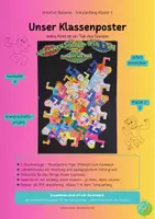 Vorschau - Mal- und Bastelvorlagen - Klassenposter – Tessellations-Gemeinschaftsbild Mensch - Deckblatt