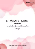 Vorschau - Arbeitsblätter - 5-Minuten-Kartei - Aufgaben für zwischendurch - Labyrinth - Seite 1