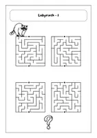 Vorschau - Arbeitsblätter - 5-Minuten-Kartei - Aufgaben für zwischendurch - Labyrinth - Seite 2
