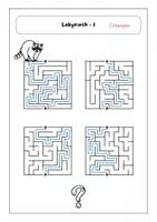 Vorschau - Arbeitsblätter - 5-Minuten-Kartei - Aufgaben für zwischendurch - Labyrinth - Seite 3