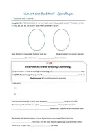 Vorschau - Stundenentwürfe - Grundlagen von Funktionen - fertiges Unterrichtsmaterial - Seite 1