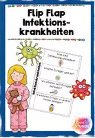Vorschau - Arbeitsblätter - Infektionskrankheiten Flip Flap - Deckblatt