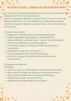 Vorschau - Arbeitsblätter - Abraham- Flipbook 1/2 Klasse Religion - Seite 2