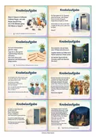 Vorschau - Bildkarten - Feriengruß mit Knobelaufgaben für Klasse 6/7 – 24 Karten für die letzten Schultage vor den Sommerferien - Seite 1