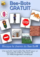 Aperçu - Cartes / Images - Bee-Bot® – Tapis de codage GRATUIT • Bloque le chemin du Beebot - Page de couverture