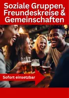 Vorschau - Arbeitsblätter - Soziale Gruppen, Freundeskreise und Gemeinschaften - Deckblatt
