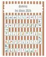 Aperçu - Jeux - 37. Domino - les dinos 2026 - Page de couverture