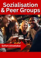 Vorschau - Arbeitsblätter - Peer Groups - Freunde, Medien & Gruppenzwang - Deckblatt