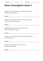 Vorschau - Stundenentwürfe - Mathe Textaufgaben Klasse 3 – Preise vergleichen (30 Aufgaben mit Lösungen) - Seite 3