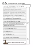 Vorschau - Test - Lernzielkontrolle zu den Satzgliedern - Deckblatt