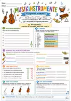 Vorschau - Arbeitsblätter - Poster "Musikinstrumente" mit Arbeitsblatt - Musik Jg.4-6 - Seite 3