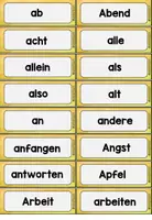 Vorschau - Arbeitsblätter - Grundwortschatz Materialpaket (Diktate und Karteikärtchen) - Seite 1