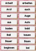 Vorschau - Arbeitsblätter - Grundwortschatz Materialpaket (Diktate und Karteikärtchen) - Seite 2