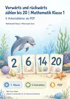 Vorschau - Arbeitsblätter - Vorwärts und rückwärts zählen bis 20 | Mathematik Klasse 1 | 5 Arbeitsblätter als PDF - Deckblatt