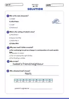 Vorschau - Test - Alan Gratz Refugee - Reading Comprehension Homework Assessments - Seite 2