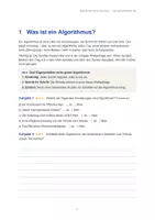 Vorschau - Unterrichtsreihen - Algorithmen ohne Computer – Informatik Übungsheft Klasse 5/6 - Seite 3