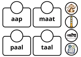 Voorbeeld - Lees en Match - eerste leerjaar (graad 3) - Voorblad
