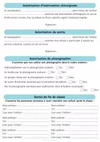 Aperçu - Outils du professeur - Fiches : suivi de scolarité - urgence - renseignements - Page 2