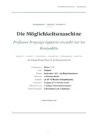 Vorschau - Stundenentwürfe - Die Möglichkeitsmaschine – Escape Room zum Konjunktiv I und II Klasse 7/8 - Seite 1