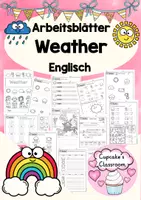 Vorschau - Arbeitsblätter - Englisch - Weather (Wetter) - Arbeitsblätter - Lerntheke - Deckblatt