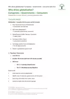 Vorschau - Stundenentwürfe - Who Drives Globalization? | Englisch Oberstufe B2 + C1 - Seite 1