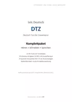 Vorschau - Prüfungsvorbereitung - DTZ Komplettpaket – Hören + Schreiben + Sprechen | 15 Übungstests + 20 Aufgaben + 15 Musterdialoge | A2–B1 - Deckblatt