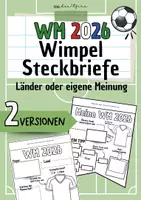 Vorschau - Arbeitsblätter - WM 2026 | Wimpel Steckbriefe | 2 Versionen - Deckblatt