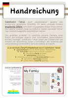 Vorschau - Fördermaterial/Inklusion - Substitution Table - My Family (in 16 Versionen) - Seite 2
