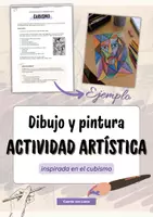 Vista previa - Manualidades / Dibujos para colorear - Dibujo y pintura - Actividad inspirada en el cubismo - Portada